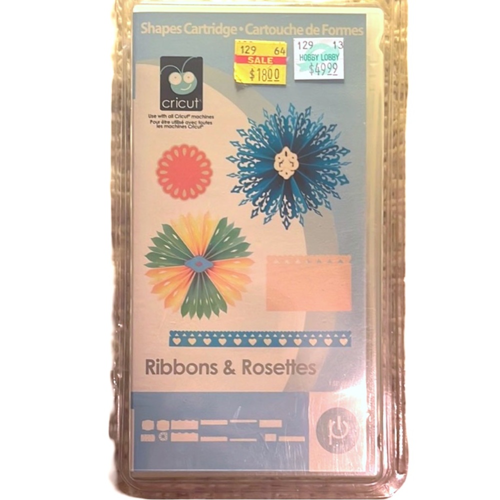Cricut Ribbons & Rosettes Shapes Cartridge